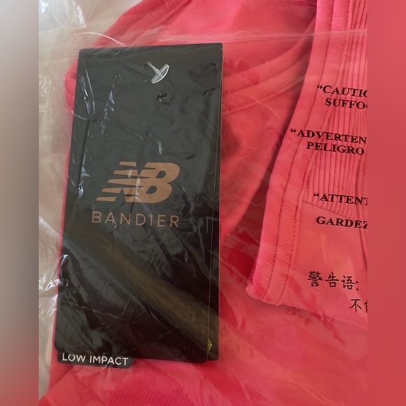 New Balance NWT Women's X Bandier Corset Tank Bra Size Large Watermelon Pink. - Picture 8 of 13